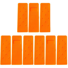 9Stk Orange Kunststoff-Fällkeil Mit Riffelung Für Holzfällen