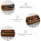 1Pack Brown Wicker Cutlery Basket for and Ventilation 3