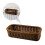 1Pack Brown Wicker Cutlery Basket for and Ventilation 4