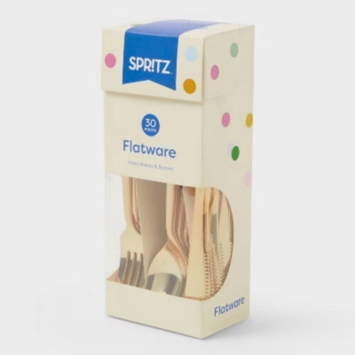 30ct Cutlery Set Gold - Spritz 2