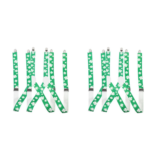 4Pièces Élastiques Clip Clover Ajustables 1