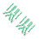 4Pièces Élastiques Clip Clover Ajustables 3