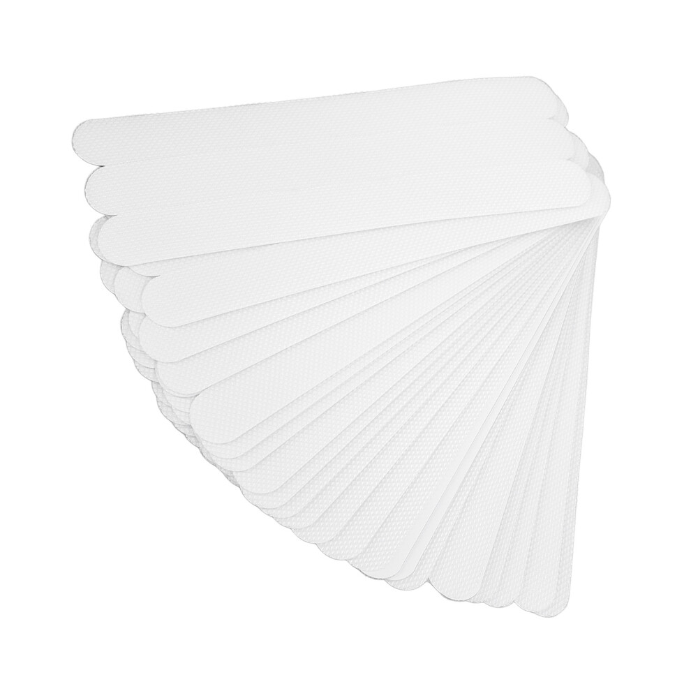 72Pcs Transparent PEVA Non Slip Stickers 2x20cm