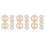 18Pcs Wooden Wick Alignment Tools Beige for Candle Making Centering 5
