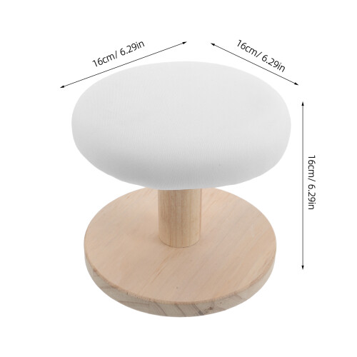 Repassage Compacte Ronde Bois Tissu Mousse Pour Maison 2