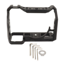 Arca Swiss Compatible Camera Cage For Sony A7Series, Cold Shoe Mount Lightweight Rig With Multiple Mounting Points And Quick Release Design
