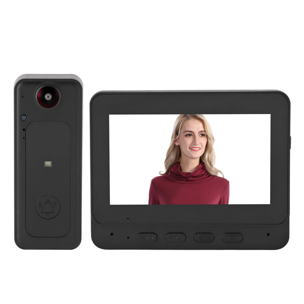 Wireless Video Doorbell 4.3" Screen 8Mp 170 Wide Angle 2-Way Intercom 6951386364115