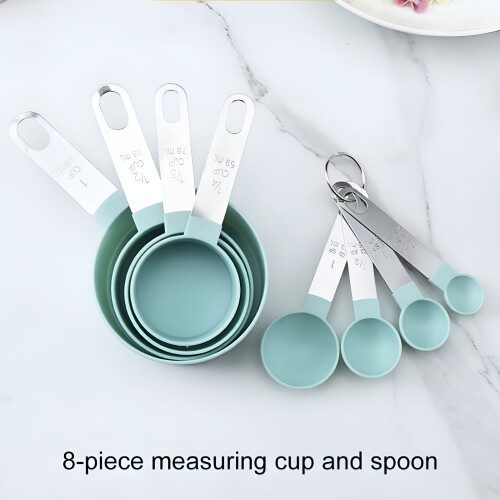 Ensemble de 4 cuillères et tasses doseuses ACDANC roses 2