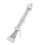 Câble d’extension PCIe 5.0 16AWG blanc RTX3090Ti 8
