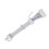 Câble d’extension PCIe 5.0 16AWG blanc RTX3090Ti 12
