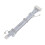 Câble d’extension PCIe 5.0 16AWG blanc RTX3090Ti 14