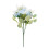 7-Head Artificial Hibiscus Bridal Bouquet Light Blue 2