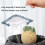 2-Pack Triangle Sink Strainer with 100 Bags, Corner Drain Filter for Kitchen Sink - Blue 5