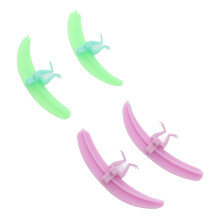 Ensemble de 2 pads d’isolation en silicone pour cils, violet et vert