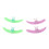 Ensemble de 2 pads d’isolation en silicone pour cils, violet et vert 2