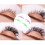 Ensemble de 2 pads d’isolation en silicone pour cils, violet et vert 3