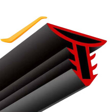 Striscia sigillante per portiera auto, resistente alle intemperie e insonorizzante, 4 pezzi