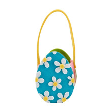 Sacchetto per caramelle di Pasqua – Borsa in plastica con motivo floreale (1 pezzo)