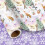 Vendbar julegavepapirrull – Rosegullfolie 1