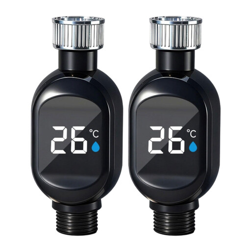 Slimme thermische sensor douchekop, waterdicht en verstelbaar.