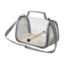 Portable Bird Travel Bag With Stand & Removable straps Breathable design Suitable for Small Pets and Birds Parrots Hamsters