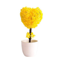 Décorations de fleurs artificielles en forme de cœur pour la Saint-Valentin