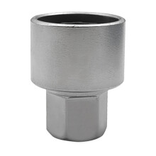 Chiave di bloccaggio in acciaio di ricambio per ruota, modello 525, peso 105g, colore argento a scroll