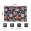 Πατάκι εσωτερικής πόρτας με floral print, αντιολισθητικό, πλενόμενο 16x24 ίντσες 5