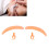 Silicone Reusable Eyelash Separator Tool for Lash Extensions - Orange 15