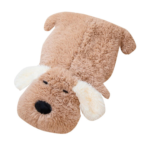 Lying Down Dog Plush Toy 23.6 Inch Soft Stuffed Pillow 1