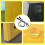 Candy Dispenser Picture Frame Yellow Gumball Style 6