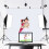 High Density Polyester Screen Backdrop 4.9ft x 6.6ft White for Photography 3