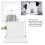High Density Polyester Screen Backdrop 4.9ft x 6.6ft White for Photography 9