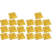 200Stk Aluminiumfolie Süßigkeiten Verpackungspapier Gold Für Partys