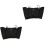 2Stk Schwarze Unterarm Schweißweste Elastisch Waschbar Polyester 4