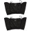 2Stk Schwarze Unterarm Schweißweste Elastisch Waschbar Polyester 6