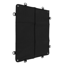 Panneau d’affichage pour patch, boucle en nylon, noir S