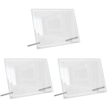 3Sets Klarer Acryl Schreibtisch Whiteboard Abwischbare Planer