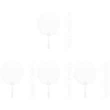 32Stk Weiße Blank Fächer Zum Bemalen DIY Graffiti Kinder Basteln
