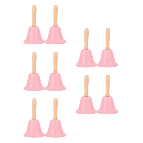 10Pièces Main En Fer Et Bois Rose Pour Et Table