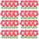 200Stk Rote Candy Papierkarten Blütenform Lutscherhalter Kinder 5
