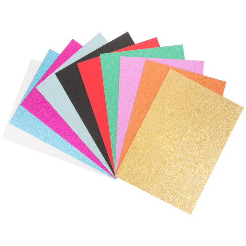 Glitzerfarbenes Kartonpapier, Robustes Bastelpapier Für DIY 1