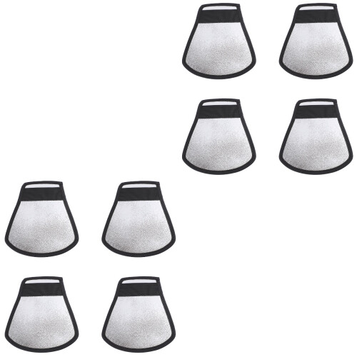 8Stk Blitzreflektor Diffusor Aus Hochwertigem Material Schwarz 2
