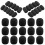200Pcs Black Sponge Mic Covers Soft Protective Microphone Windscreens 2
