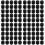 200Pcs Black Sponge Mic Covers Soft Protective Microphone Windscreens 6