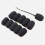 200Pcs Black Sponge Mic Covers Soft Protective Microphone Windscreens 10