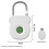 Fingeraftrykshængelås – Biometrisk, USB genopladelig, 20 1