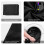 Party Photo Backdrop 4.9ft x 9.8ft Soft Light Polyester Wrinkle Resistant Black 3