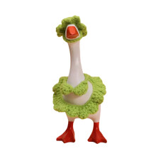 Easter Goose Outfit Fabric Decorative Clothes for Lawn Porch Goose Statue Outdoor Garden Easter Holiday Art