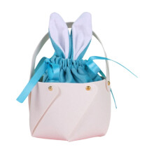 Sac cadeau de Pâques avec oreilles de lapin, 10 x 8 cm